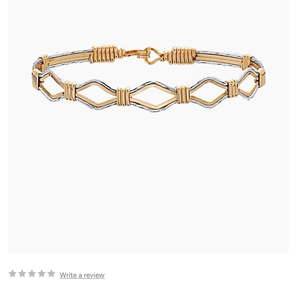Elegant Gold and Silver Ronaldo Devotion Bracelet